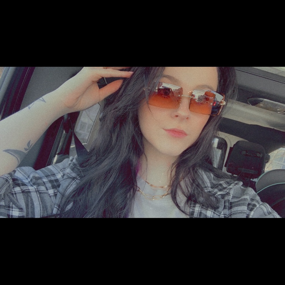 Retro Rimless Sunglasses